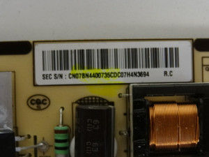 Samsung LH40DBEPLGA/GO Power Supply Board F48SF_FDY BN44-00735C