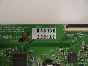 JVC SL42B-C T-Con Board (LC420EUN-PFF1, 6870C-0451A) 6871L-3301A