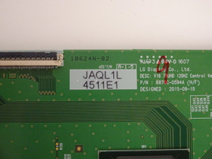 LG 75UH5C-B T-Con Board (6870C-0594A) 6871L-4511E