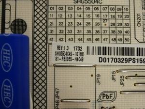 Hitachi 55R80 55R81 Power Supply (SHG5504C49-101HB) 81-PBE055-H4C49