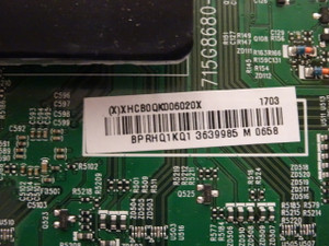 Vizio D50-E1 Main Board (XHCB0QK0060) 756TXHCB0QK0060
