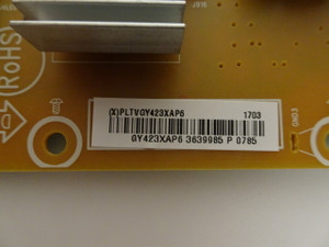 Vizio D50-E1 Power Supply Board (715G8460-P01-000-002S) PLTVGY423XAP6