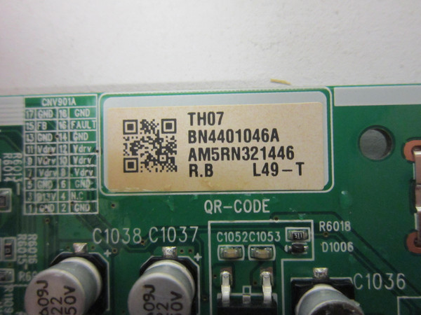 Samsung QN49Q80TAF LED Driver (L49S8NC_THS) BN44-01046A