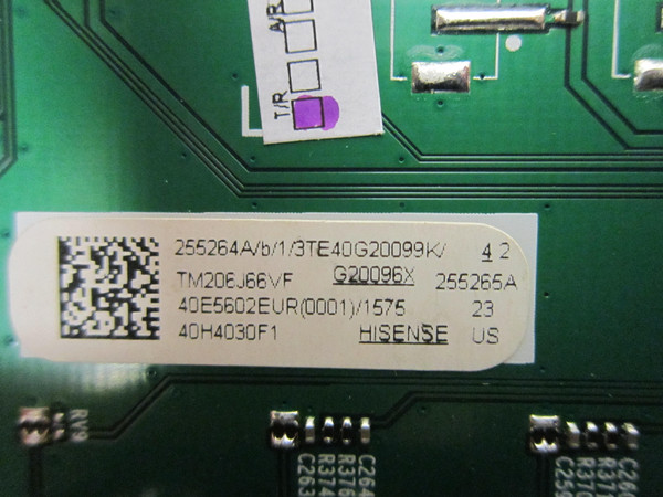Hisense 40H4030F1 Main Board (RSAG7.820.8974/ROH) 255264A