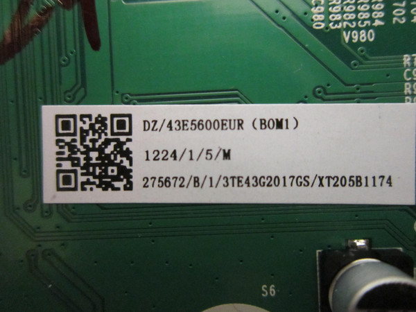 Hisense 43H4030F1 Main Board (RSAG7.820.9720/ROH) 275672