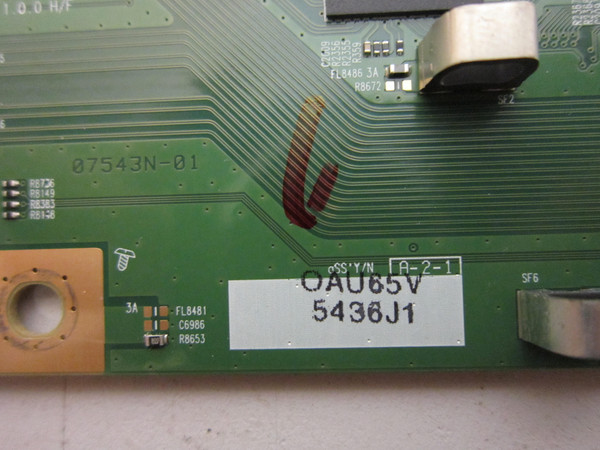 Sony XBR-65A8F T-Con Board (6870C-0755B) 6871L-5436J