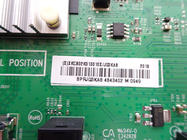Vizio M55Q7-H1 Main Board (715GA671-M0E-B00-004Y) 756TXKCB02K013