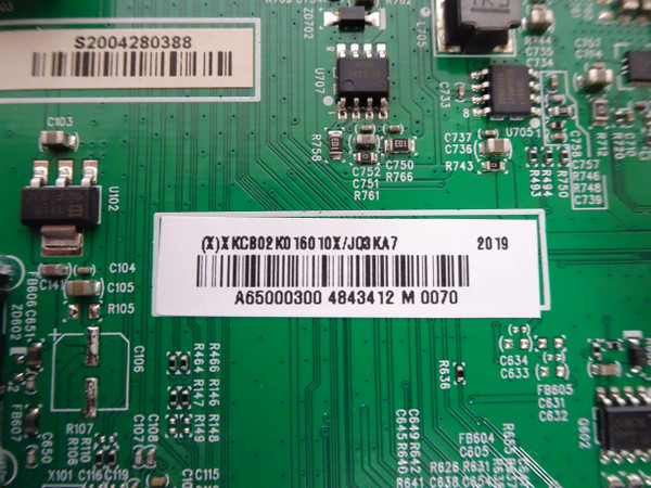 Vizio M65Q8-H1 Main Board (715GB003-M0B-B00-004G) 756TXKCB02K016