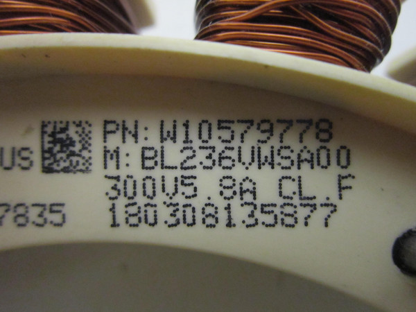 Kenmore 11031632611 Washing Machine Motor Stator W10579778 W10754158