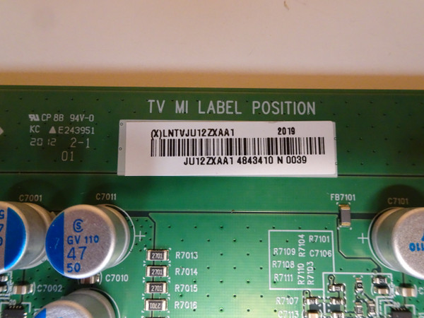 Vizio M55Q8-H1 LED Driver (715GA808-P01-000-005K) LNTVJU12ZXAA1