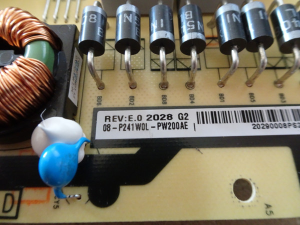 TCL 55S535 Power Supply (40-P241WL-PWE1CG) 08-P241W0L-PW200AE