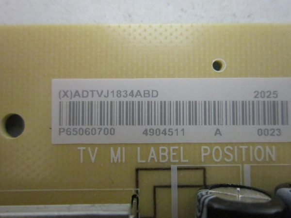 Vizio P65Q9-H1 Power Supply (715GA650-P01-000-003S) ADTVJ1834ABD