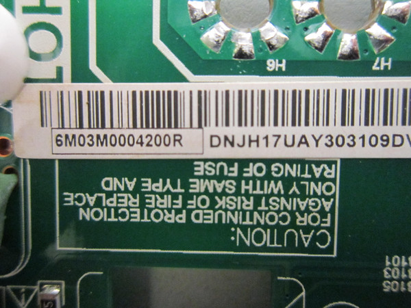Vizio D40F-G9 Main Board (6M03A0003E00J) 6M03M0004200R