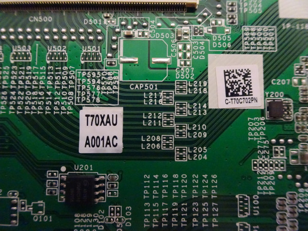 Vizio V705-G3 T-Con Board (70" Models Only) 1P-1182X00-40SB