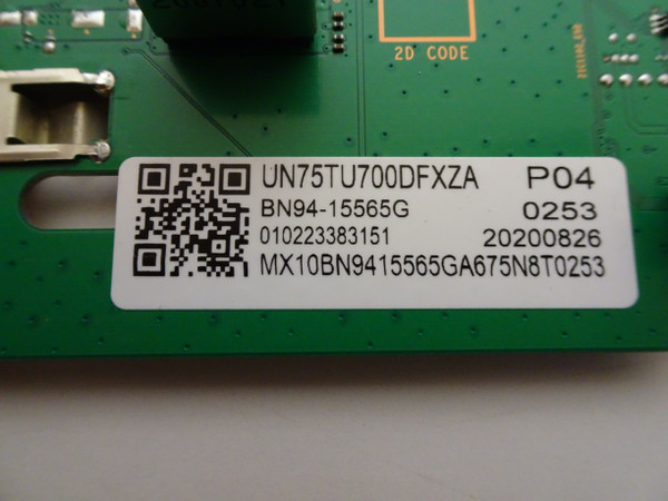 Samsung UN75TU700DFXZA Main Board (BN97-17940A) BN94-15566G