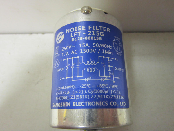 Samsung WF42H5000AW/A2 Washing Machine Noise Filter LFT-215G DC29-00015G