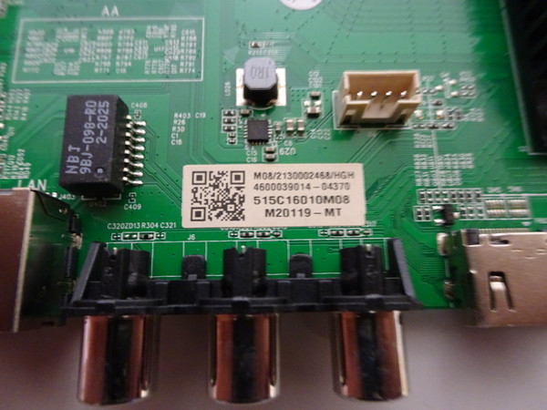 Onn 100012585 Main Board (MS16010-ZC01-01, 515C16010M08) M20119-MT