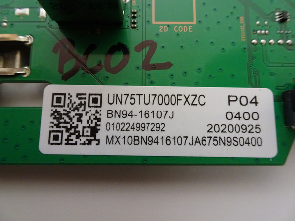 Samsung UN75TU7000FXZC Main Board (BN97-18031A) BN94-16107J