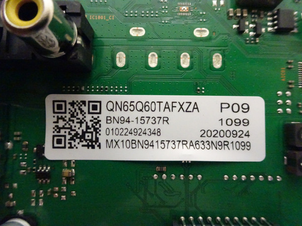 Samsung QN65Q60TAFXZA Main Board (BN97-16938R) BN94-15737R