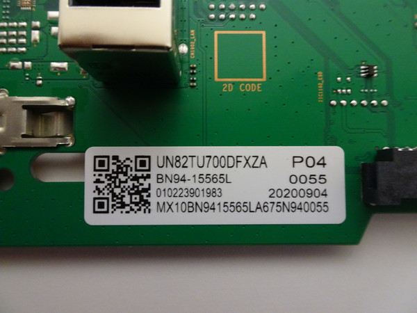 Samsung UN82TU700DFXZA Main Board (BN97-17938A) BN94-15565L