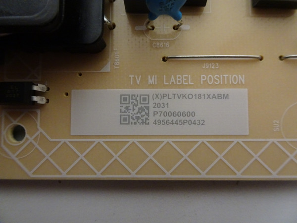 Vizio V705X-H1 Power Supply (715GA860-P01-000-003S) PLTVKO181XABM