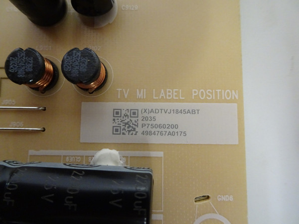 Vizio P75Q9-H1 Power Supply (715G9301-P01-001-003M) ADTVJ1845ABT