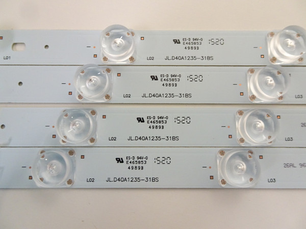 RCA SLD40A45RQ LED Backlight Strip Set (4) JL.D40A1235-31BS
