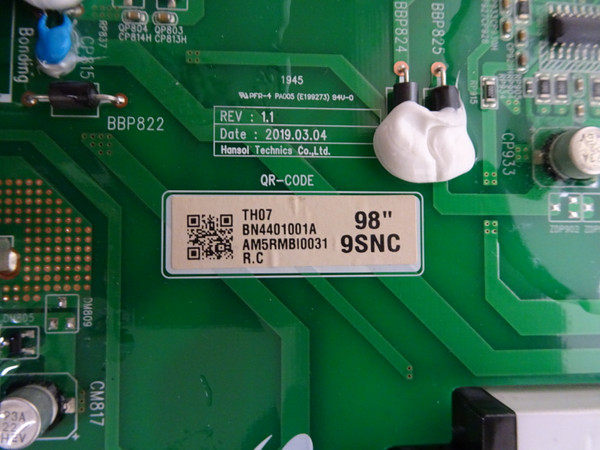 Samsung UN98Q900RBFXZA LED Driver (L98S9SNB_RHS) BN44-00998B