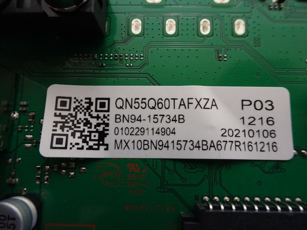 Samsung QN55Q60TAFXZA Main Board (BN97-18019A) BN94-15734B
