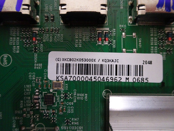 Vizio V705-H1 Main Board (905TXKSA70000400CX) 756TXKCB02K053