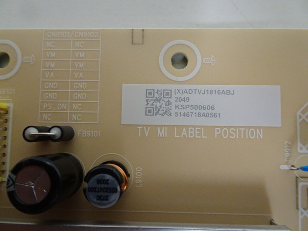 Vizio M50Q7-H1 Power Supply (715G9208-P02-001-003S) ADTVJ1816ABJ