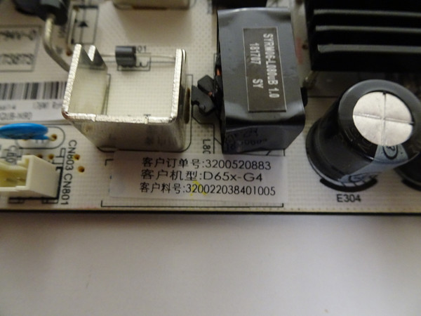 Vizio D65X-G4 Power Supply (PW.176W2.671) 320022038401005