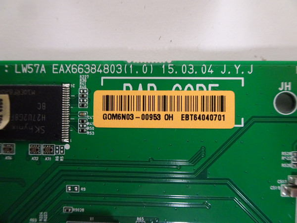 LG 55SL5B-B Main Board (EAX66384803) EBT64040701