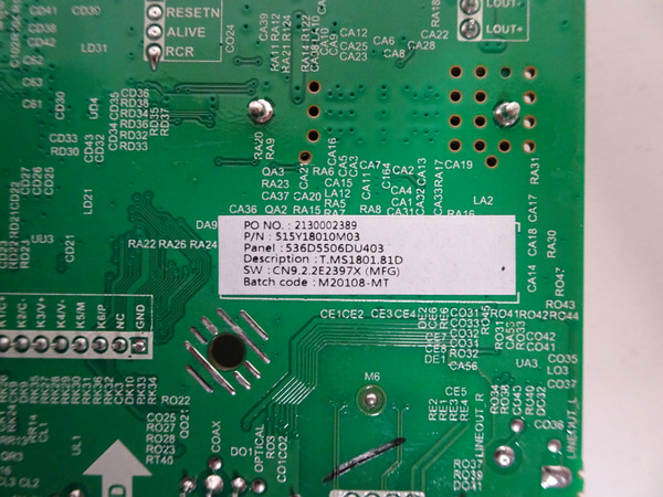 Element E4AA55R Main Board (T.MS1801.81) M20108-MT