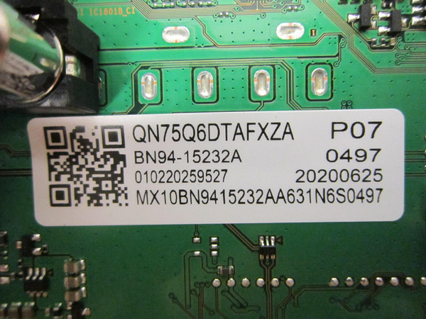 Samsung QN50Q60TAFXZA Main Board (BN97-17205B) BN94-15735Q