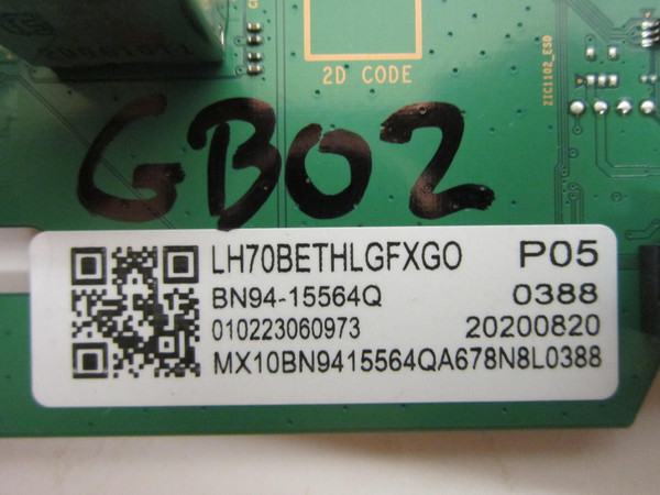 Samsung LH70BETHLGFX/G0 Main Board (BN97-17047C) BN94-15564Q