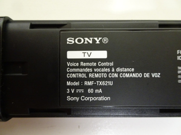 Sony XR-65A90J XR-55A90J Remote (1-009-947-11) RMF-TX621U