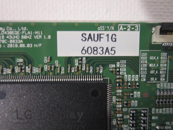 LG 43BN70U-BB.AUAUBLMSM T-Con Board (6870C-0833A) 6871L-6083A