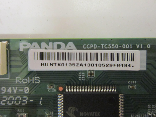 JVC LT-55MAW705 T-Con Board (CCPD-TC550-001) RUNTK0135ZZ