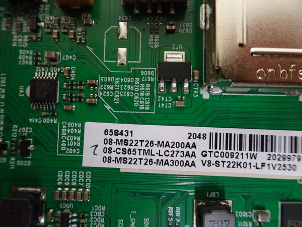 TCL 65S431 Main Board (40-MS22TC-MAA2HG) 08-MS22T26-MA200AA