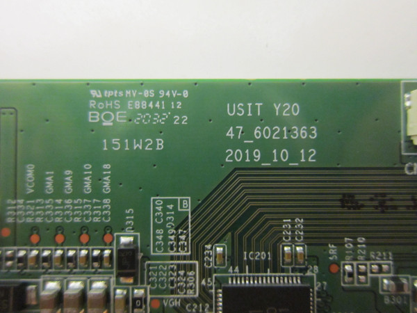 Philips 75PFL5604/F7 A T-Con Board (HV750QUBF9A) 47-6021363