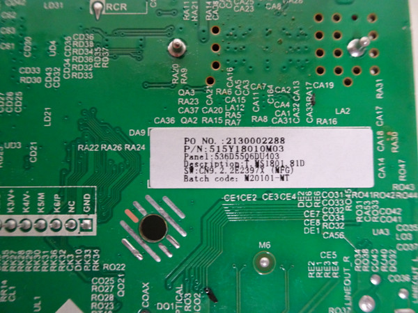 Element E4AA55R Main Board (T.MS1801.81) M20101-MT