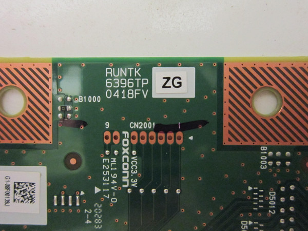 LG 70UN6950ZUA T-Con Board (1P-118BC00-4010) RUNTK6396TPZG