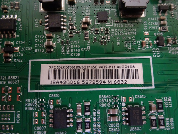 Vizio V435-H11 Main Board (715GA874-M1B-B00-004G) 756TXKCB02K080