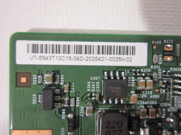 Westinghouse WR43UT4009 T-Con Board (85T14-C03) 55.43T10.C15