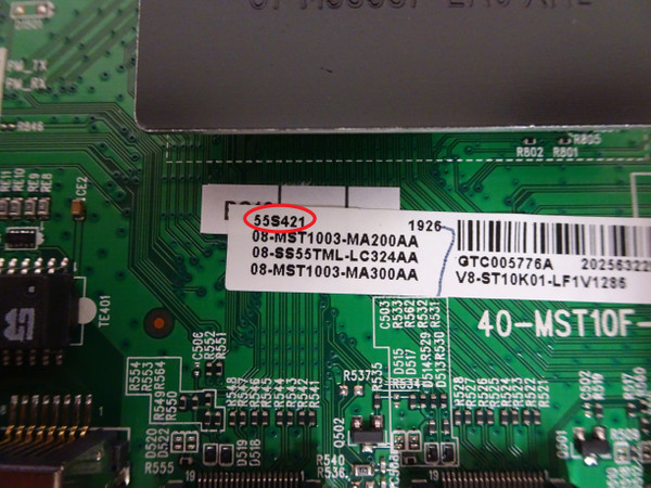 TCL 50S423 Main Board (08-MST1003-MA200AA) 08-MST1003-50S423