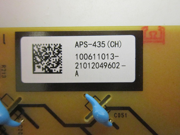 Sony XBR-65X900H Power Board (APS-435) 1-006-110-13