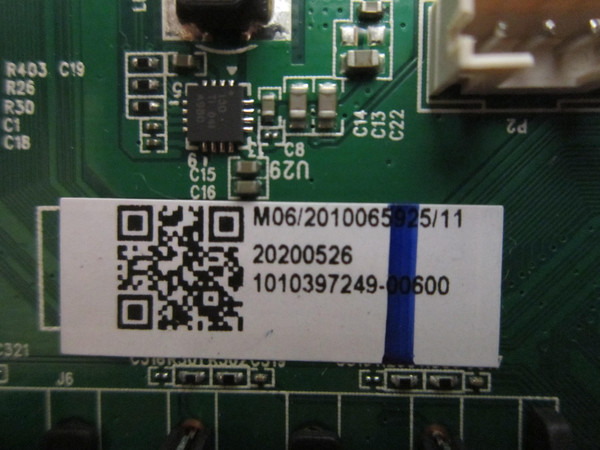 Westinghouse WR55UT4009 Main Board (515C16010M06) M06-WR55UT4009