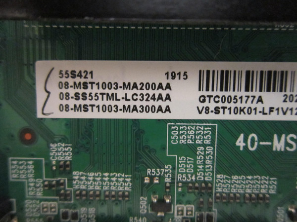 TCL 55S421 Main Board (08-MST1003-MA200AA) 08-MST1003-55S421