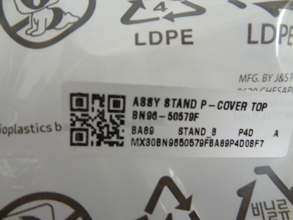 Samsung QN55Q80AA Stand Base W/Screws